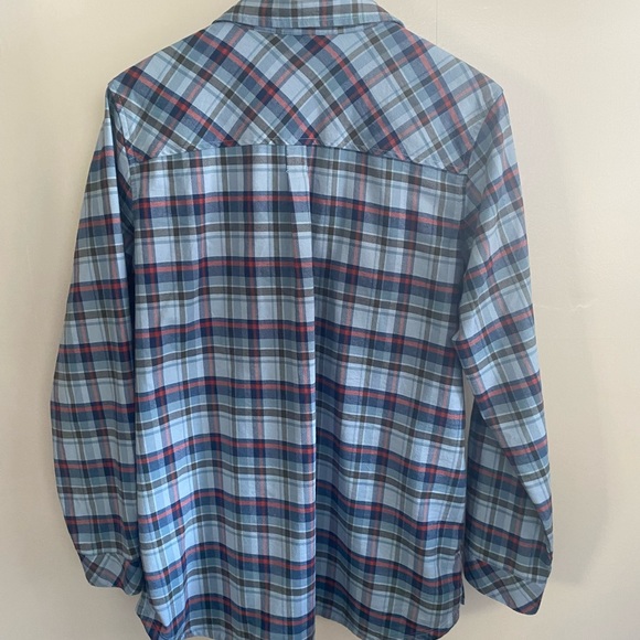 LL Bean plaid button up size L womens - Picture 2 of 3